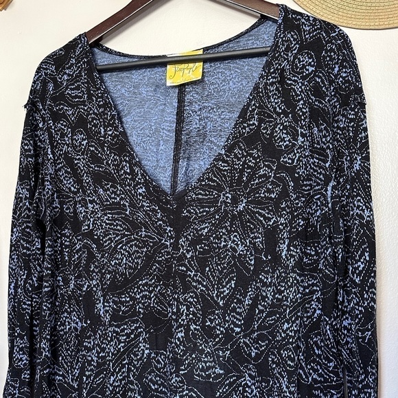 Free People Sahara Printed Asymmetrical Hem Blouse - Picture 3 of 6